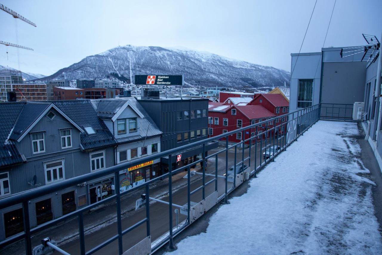 Toppleilighet Med Utsikt I Sentrum Nord Тромсе Екстер'єр фото